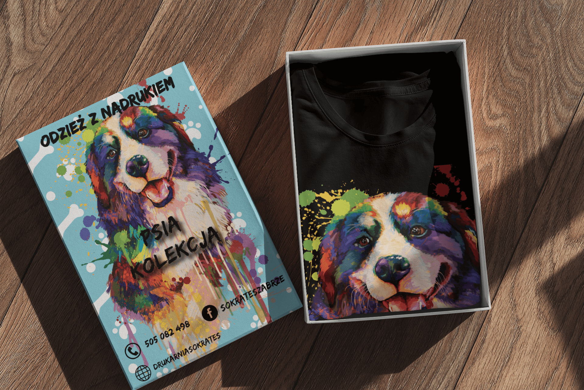 Koszulka Border Collie 2 Koszulka Border Collie - obrazek 2